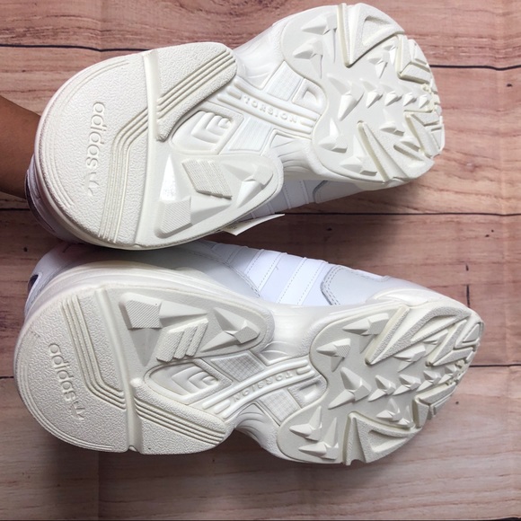 ADIDAS Yung 96 All White Sneakers Size 10.5 - Picture 6 of 6